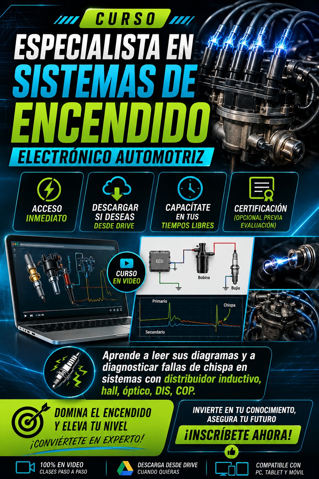Especialista en Sistemas de Encendido Electrónico